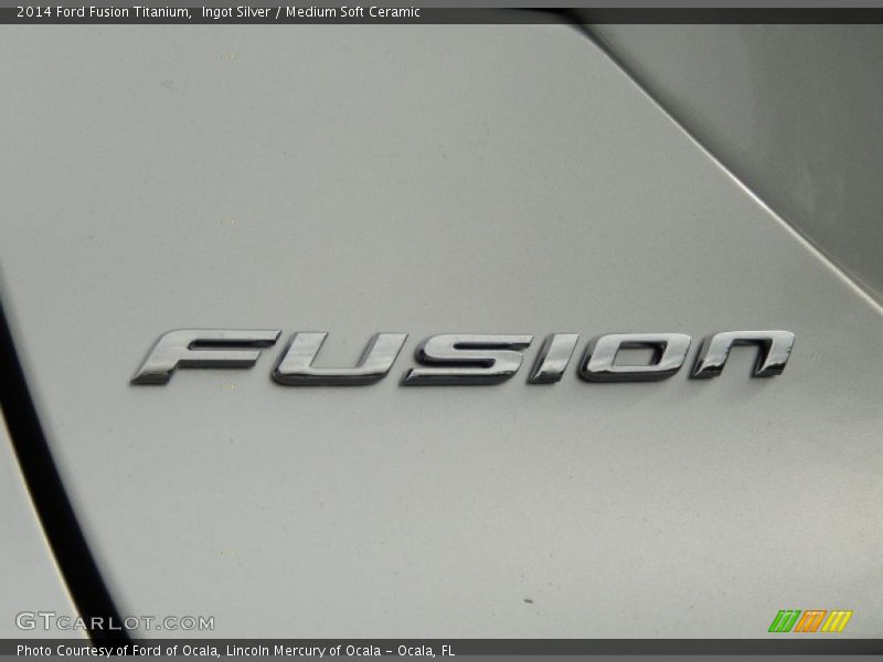 Ingot Silver / Medium Soft Ceramic 2014 Ford Fusion Titanium