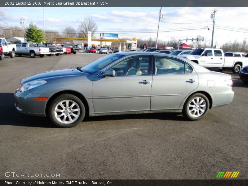 Mystic Sea Green Opalescent / Ivory 2002 Lexus ES 300