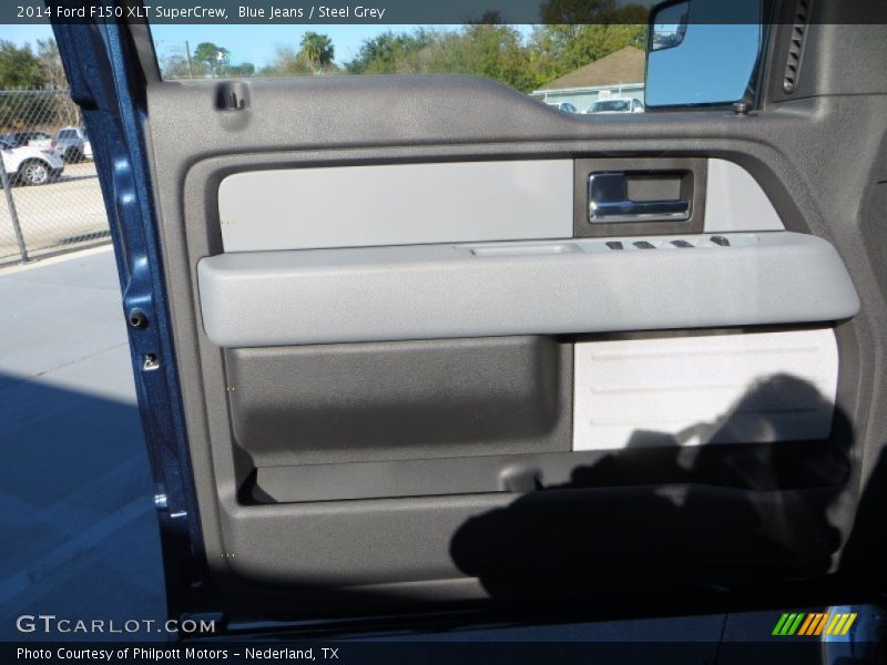 Blue Jeans / Steel Grey 2014 Ford F150 XLT SuperCrew
