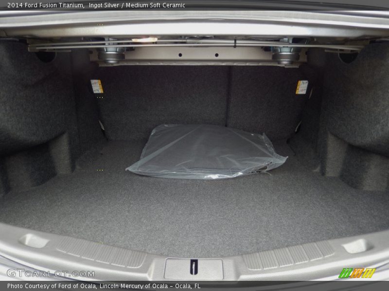 Ingot Silver / Medium Soft Ceramic 2014 Ford Fusion Titanium