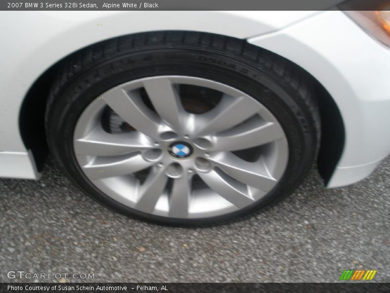 Alpine White / Black 2007 BMW 3 Series 328i Sedan