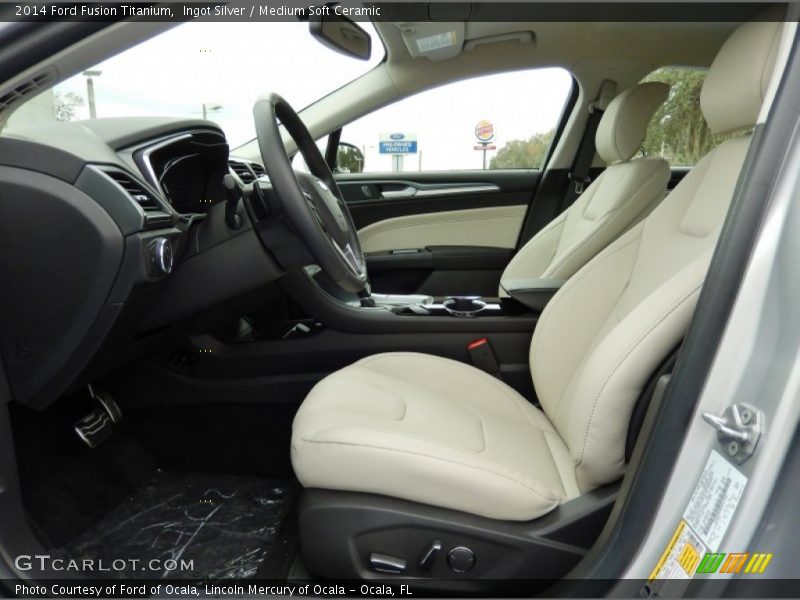 Ingot Silver / Medium Soft Ceramic 2014 Ford Fusion Titanium