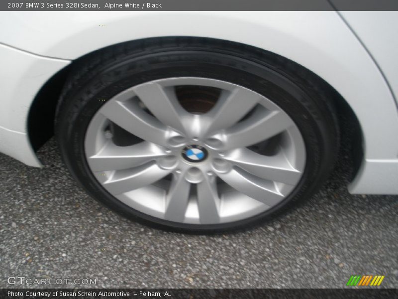 Alpine White / Black 2007 BMW 3 Series 328i Sedan