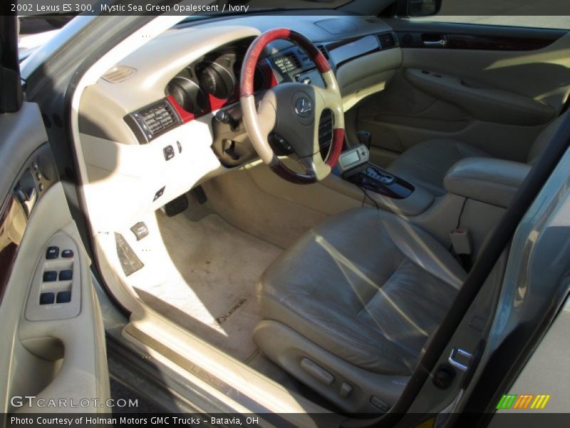 Mystic Sea Green Opalescent / Ivory 2002 Lexus ES 300