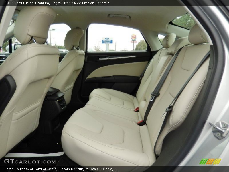 Ingot Silver / Medium Soft Ceramic 2014 Ford Fusion Titanium