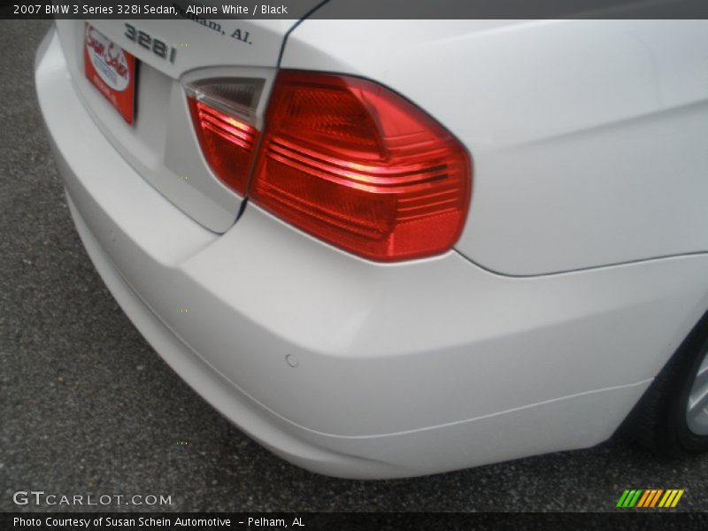 Alpine White / Black 2007 BMW 3 Series 328i Sedan