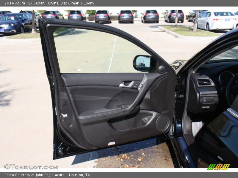 Crystal Black Pearl / Ebony 2014 Acura TSX Sedan