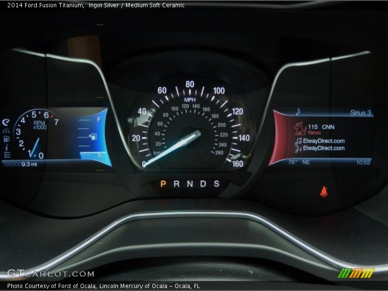 Ingot Silver / Medium Soft Ceramic 2014 Ford Fusion Titanium