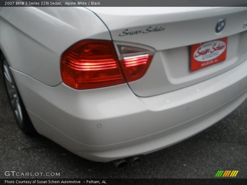 Alpine White / Black 2007 BMW 3 Series 328i Sedan