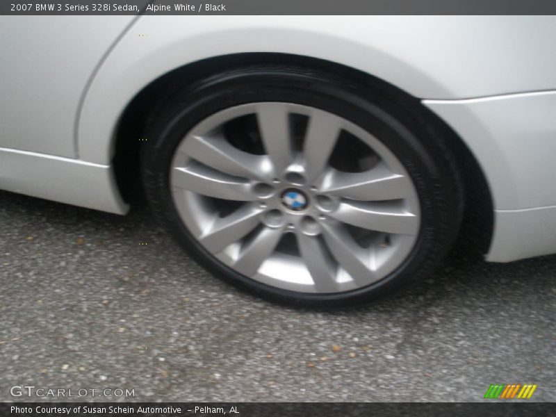 Alpine White / Black 2007 BMW 3 Series 328i Sedan