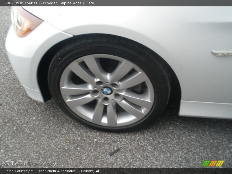 Alpine White / Black 2007 BMW 3 Series 328i Sedan