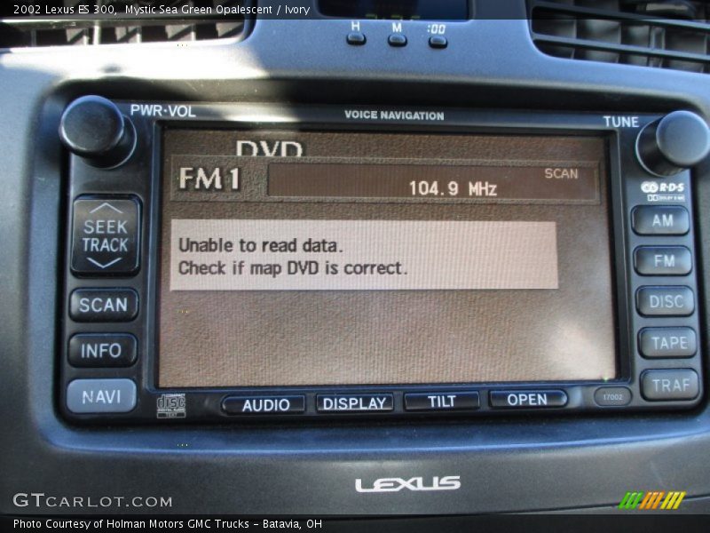 Mystic Sea Green Opalescent / Ivory 2002 Lexus ES 300