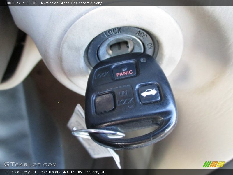 Mystic Sea Green Opalescent / Ivory 2002 Lexus ES 300