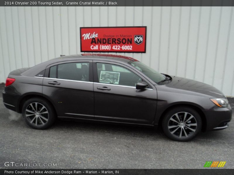 Granite Crystal Metallic / Black 2014 Chrysler 200 Touring Sedan