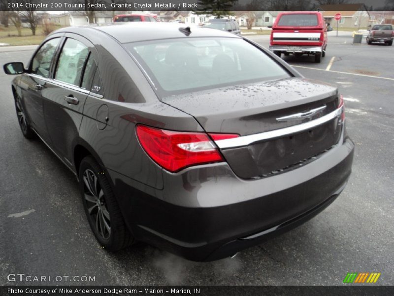 Granite Crystal Metallic / Black 2014 Chrysler 200 Touring Sedan