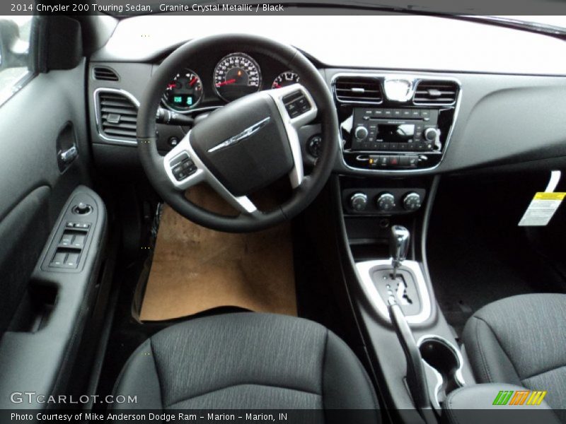 Granite Crystal Metallic / Black 2014 Chrysler 200 Touring Sedan