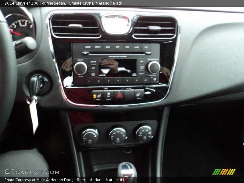 Granite Crystal Metallic / Black 2014 Chrysler 200 Touring Sedan