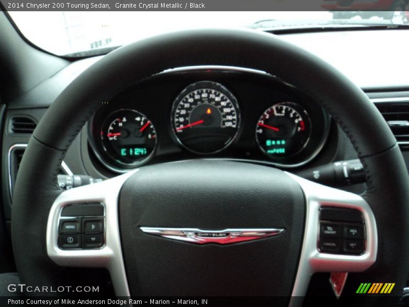 Granite Crystal Metallic / Black 2014 Chrysler 200 Touring Sedan