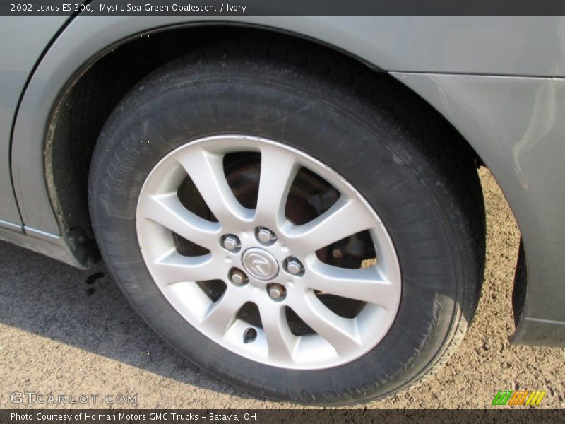 Mystic Sea Green Opalescent / Ivory 2002 Lexus ES 300