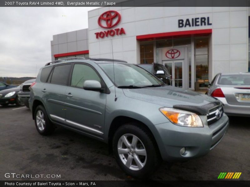 Everglade Metallic / Taupe 2007 Toyota RAV4 Limited 4WD