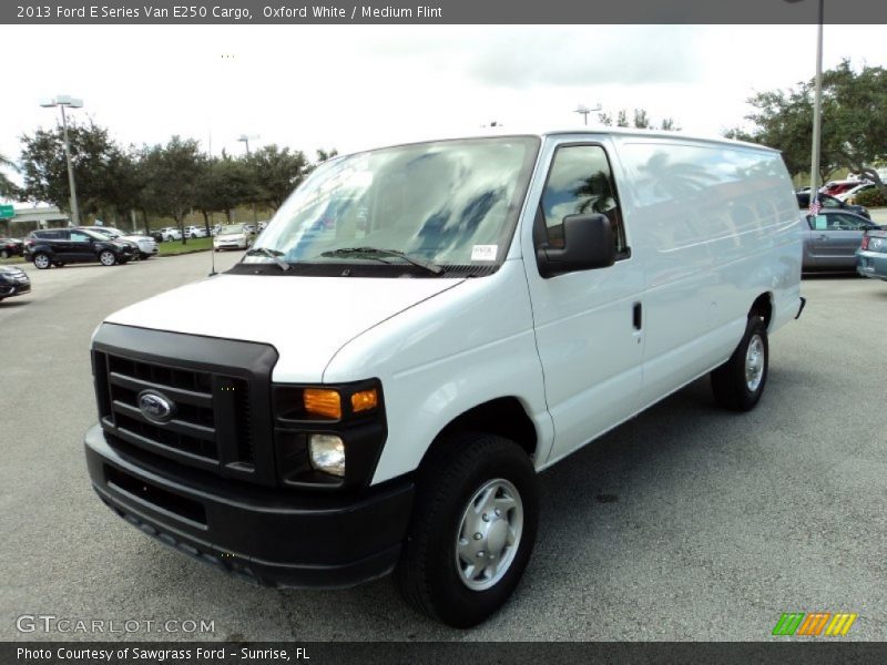Oxford White / Medium Flint 2013 Ford E Series Van E250 Cargo