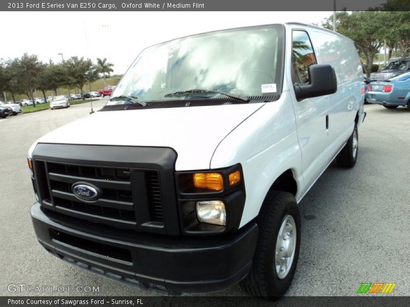 Oxford White / Medium Flint 2013 Ford E Series Van E250 Cargo