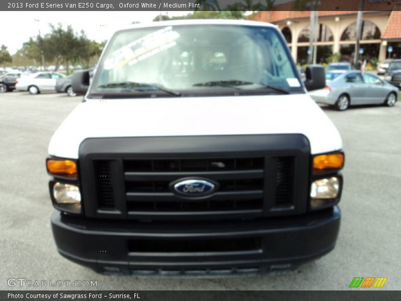 Oxford White / Medium Flint 2013 Ford E Series Van E250 Cargo