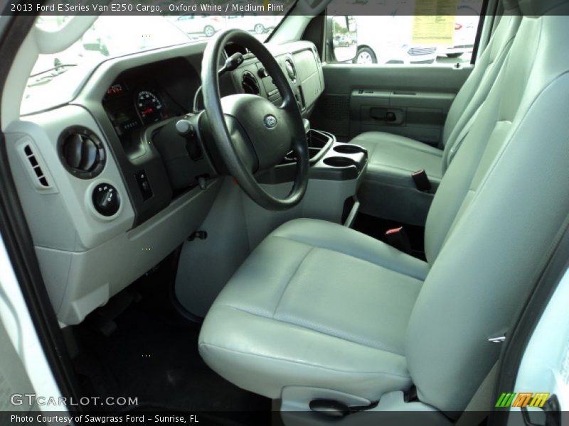 Oxford White / Medium Flint 2013 Ford E Series Van E250 Cargo