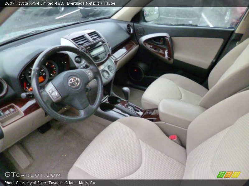 Everglade Metallic / Taupe 2007 Toyota RAV4 Limited 4WD