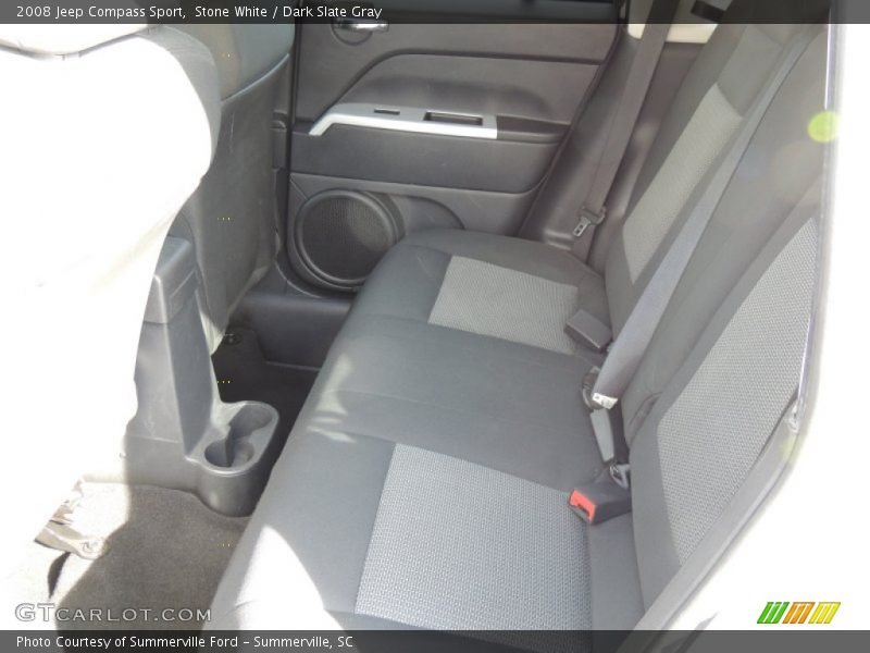 Stone White / Dark Slate Gray 2008 Jeep Compass Sport