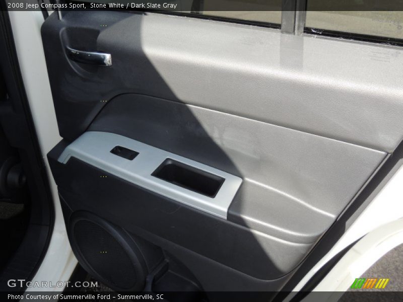 Stone White / Dark Slate Gray 2008 Jeep Compass Sport