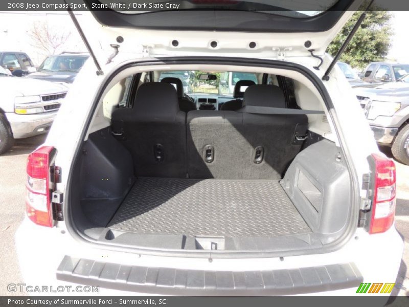 Stone White / Dark Slate Gray 2008 Jeep Compass Sport