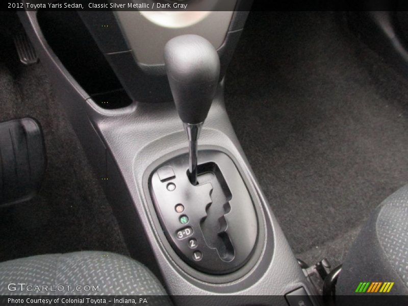 Classic Silver Metallic / Dark Gray 2012 Toyota Yaris Sedan
