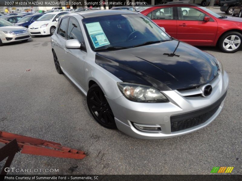 Sunlight Silver Metallic / Gray/Black 2007 Mazda MAZDA3 MAZDASPEED3 Sport