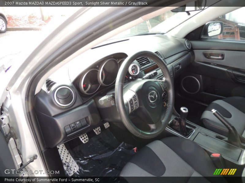 Sunlight Silver Metallic / Gray/Black 2007 Mazda MAZDA3 MAZDASPEED3 Sport
