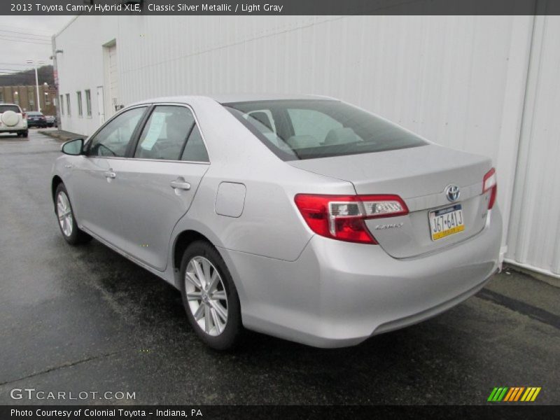 Classic Silver Metallic / Light Gray 2013 Toyota Camry Hybrid XLE