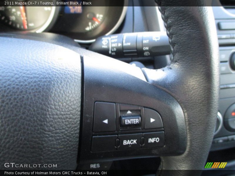 Brilliant Black / Black 2011 Mazda CX-7 i Touring