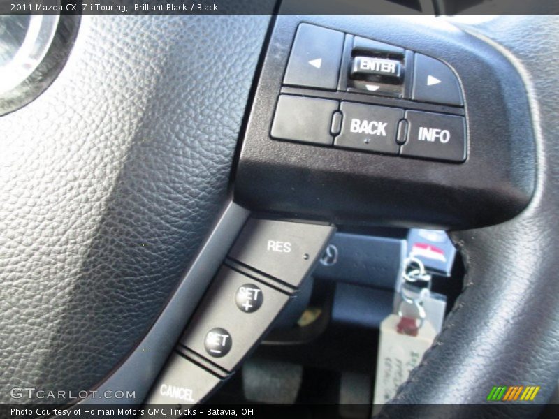 Brilliant Black / Black 2011 Mazda CX-7 i Touring