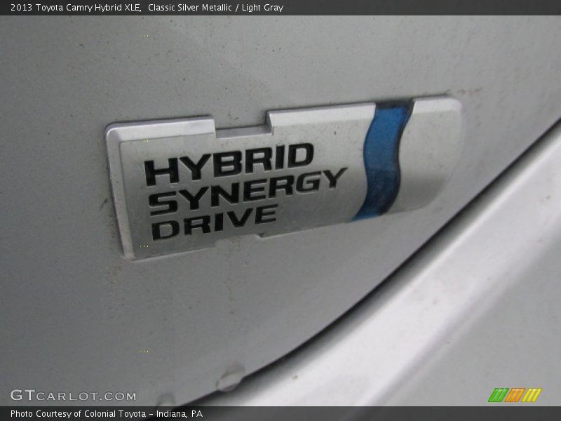 Classic Silver Metallic / Light Gray 2013 Toyota Camry Hybrid XLE