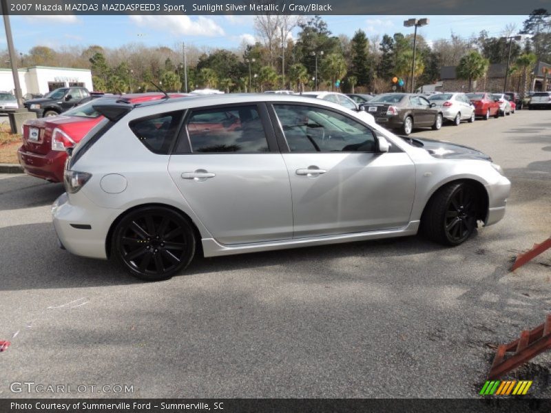 Sunlight Silver Metallic / Gray/Black 2007 Mazda MAZDA3 MAZDASPEED3 Sport