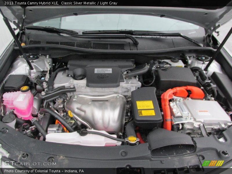  2013 Camry Hybrid XLE Engine - 2.5 Liter H DOHC 16-Valve Dual VVT-i 4 Cylinder Gasoline/Electric Hybrid