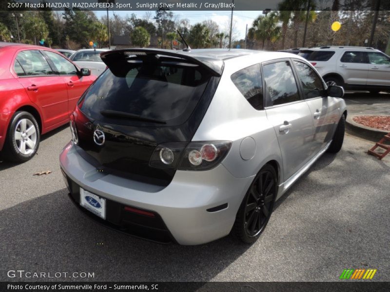 Sunlight Silver Metallic / Gray/Black 2007 Mazda MAZDA3 MAZDASPEED3 Sport