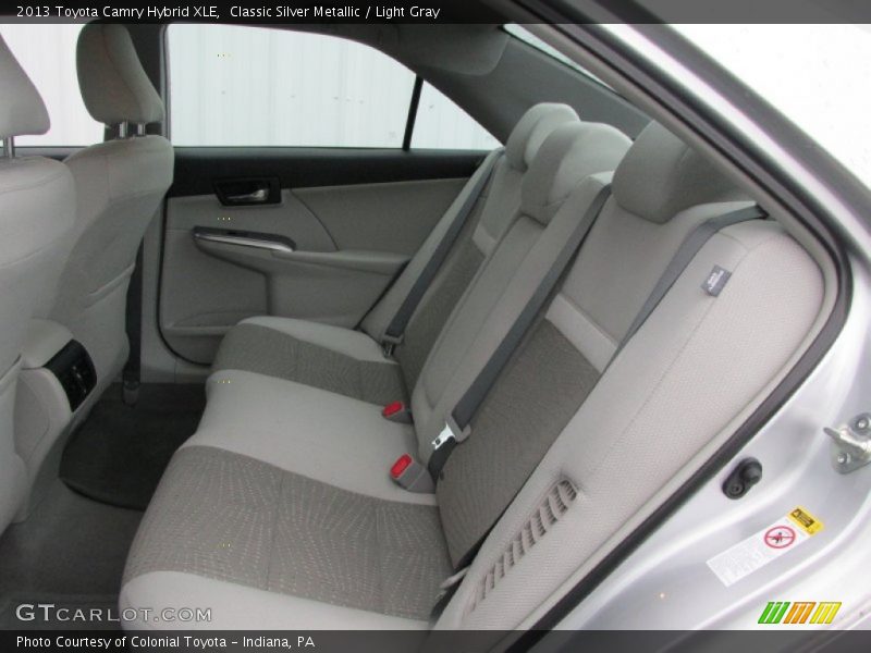 Rear Seat of 2013 Camry Hybrid XLE