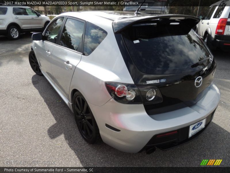 Sunlight Silver Metallic / Gray/Black 2007 Mazda MAZDA3 MAZDASPEED3 Sport