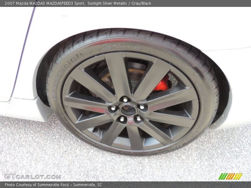 Sunlight Silver Metallic / Gray/Black 2007 Mazda MAZDA3 MAZDASPEED3 Sport