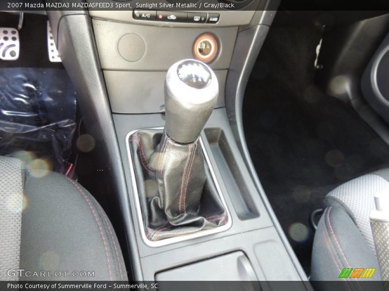 Sunlight Silver Metallic / Gray/Black 2007 Mazda MAZDA3 MAZDASPEED3 Sport