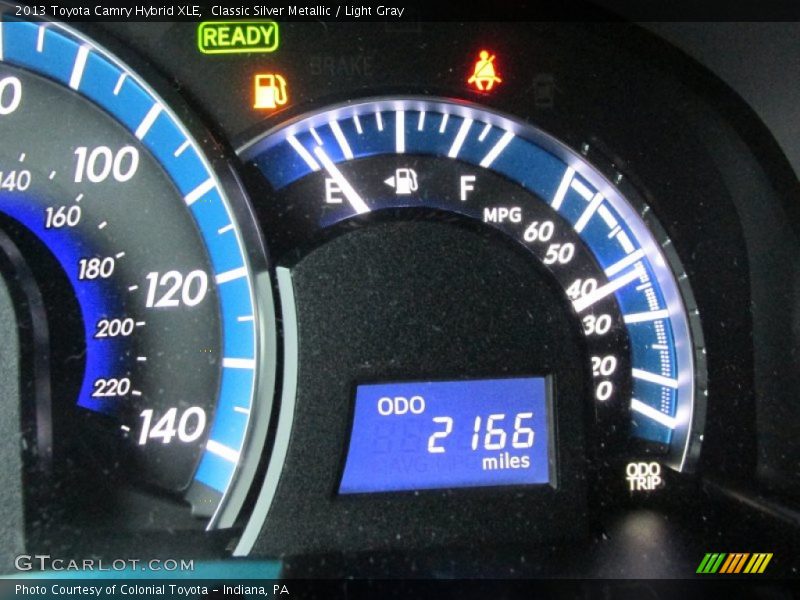 Classic Silver Metallic / Light Gray 2013 Toyota Camry Hybrid XLE