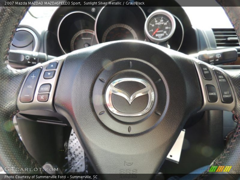 Sunlight Silver Metallic / Gray/Black 2007 Mazda MAZDA3 MAZDASPEED3 Sport