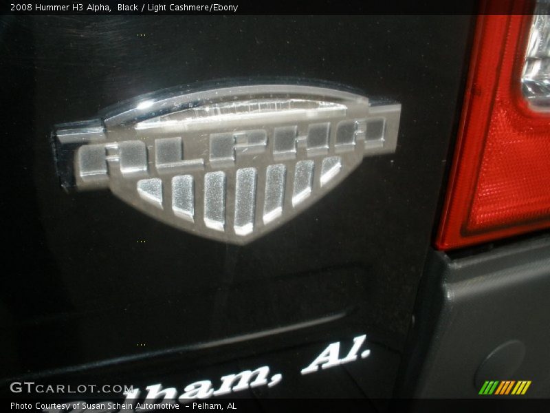 Black / Light Cashmere/Ebony 2008 Hummer H3 Alpha