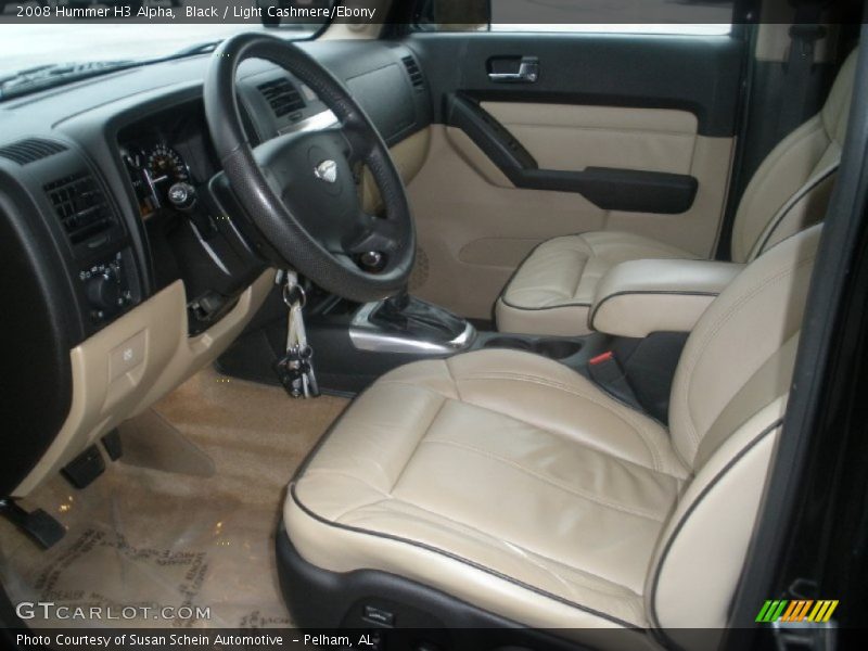 Black / Light Cashmere/Ebony 2008 Hummer H3 Alpha